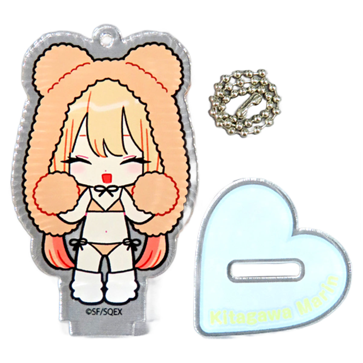 My Dress-Up Darling Marin Kitagawa Costume Swimsuit Trading Acrylic Stand Keychain 5th Anniversary Exhibition Limited Keychains [USED]