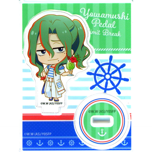 Yusuke Makishima Trading Acrylic Stand Marine Look Mini Character Ver. Yowamushi Pedal Limit Break Pop Up Shop in Marui [USED]