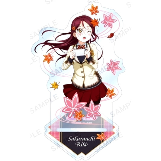 Riko Sakurauchi Aqours Autumn Leaves Viewing Ver. Acrylic Stand Love Live! School Idol Festival [USED]