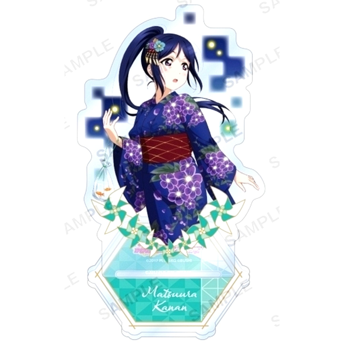 Kanan Matsuura Aqours Yukata Ver. Acrylic Stand Love Live! School Idol Festival [USED]