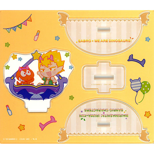 Sabro Sabnock & Tyran C Prize Swaying Acrylic Stand WEB Kuji Welcome to Demon School! Iruma-kun x Sanrio Characters [USED]
