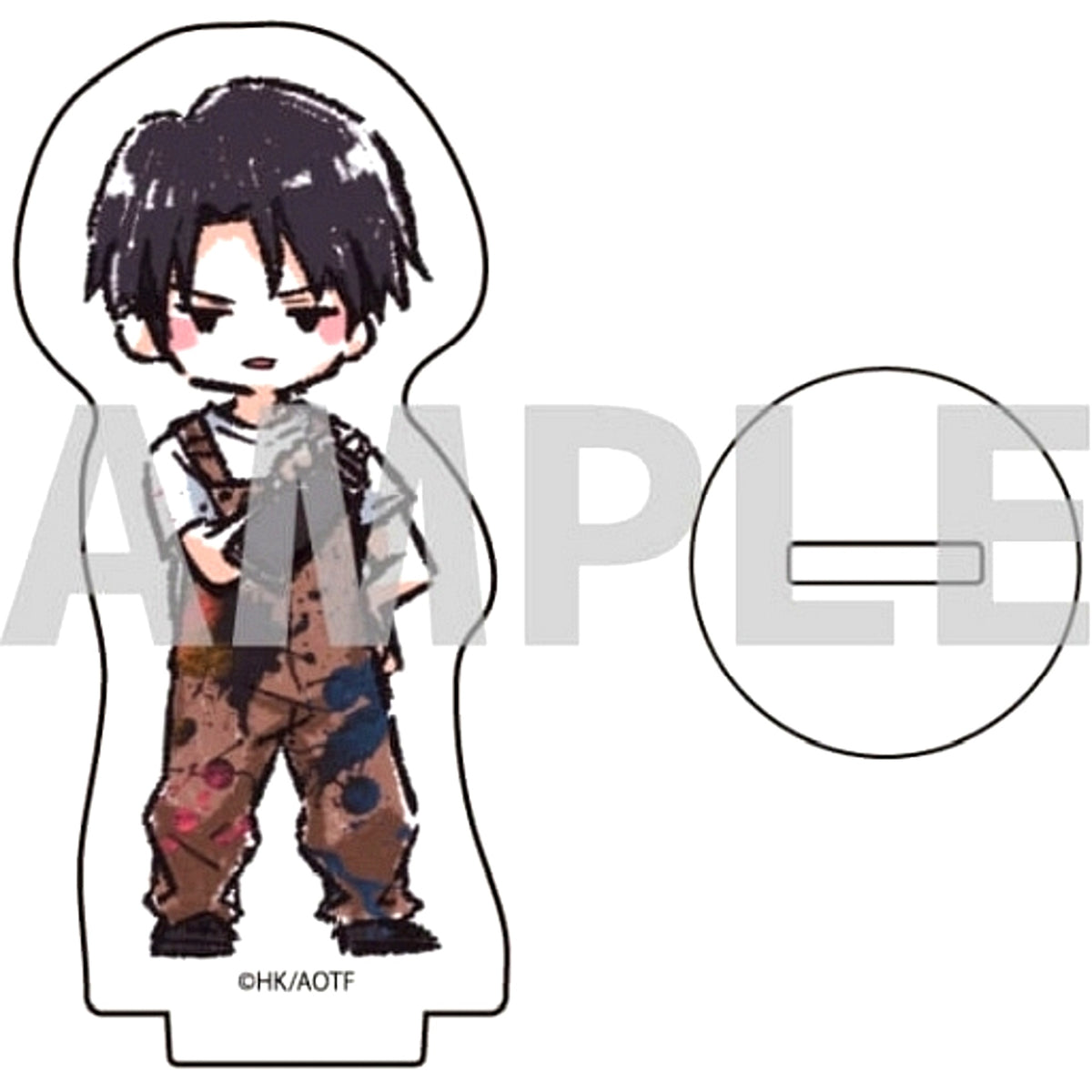 Levi 29. Paint Ver. Attack on Titan GraffArt Illustration Acrylic Petit Stand [USED]