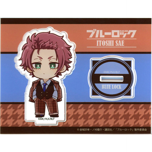 Sae Itoshi Acrylic Stand Valentine Ver. Blue Lock x PRINCESS CAFE [USED]