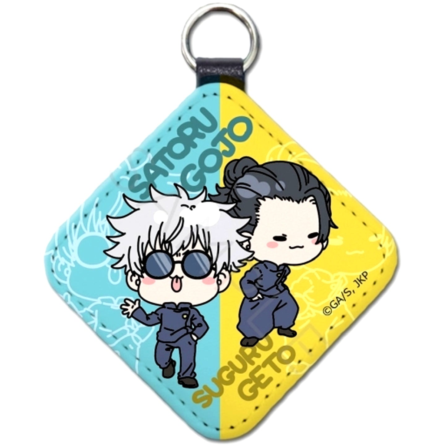 Satoru Gojo & Suguru Geto Jujutsu Kaisen Season 2 Hidden Inventory Premature Death Mocho-YG Leather Charm Vol 2 [USED]