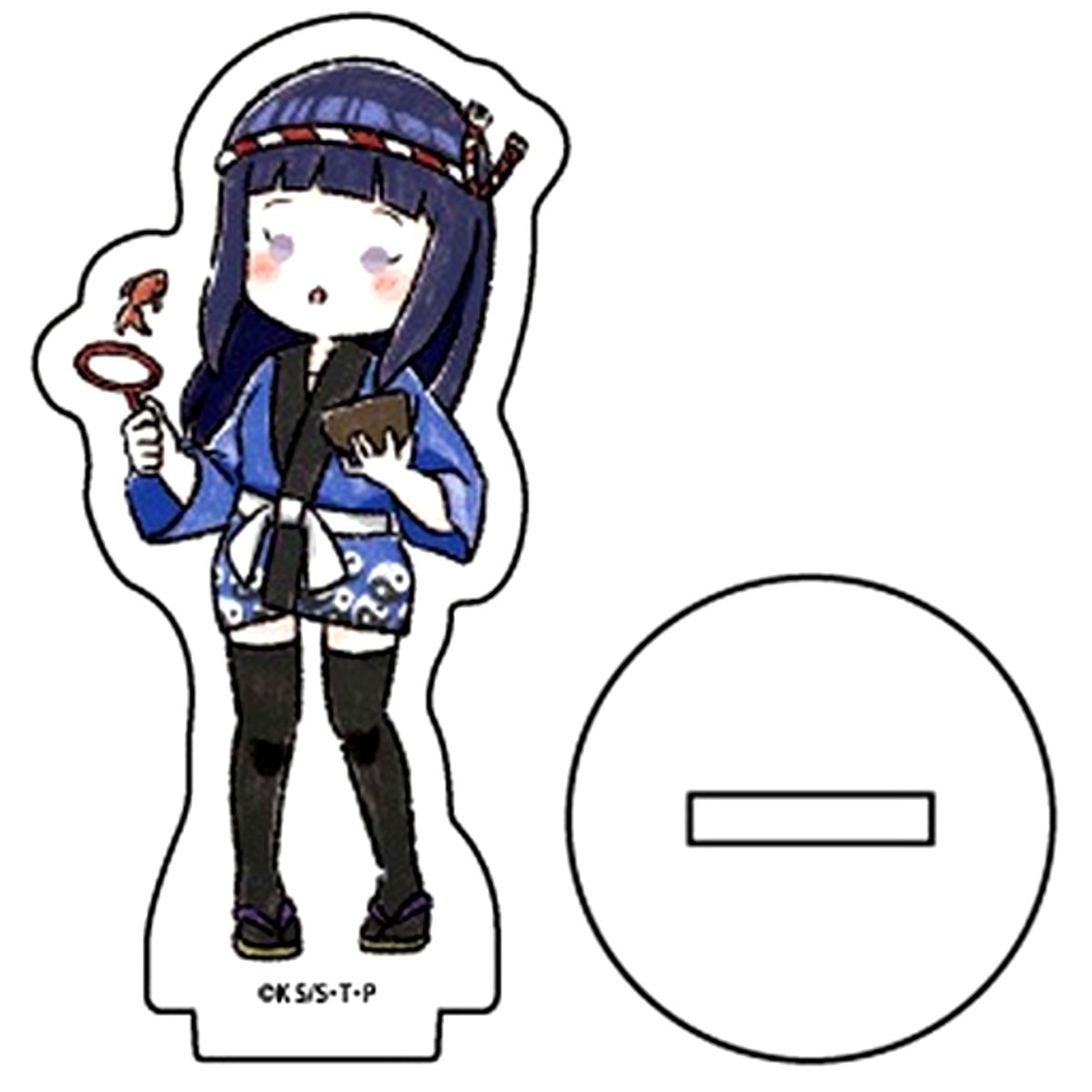 Hinata Hyuga Naruto & Boruto Acrylic Petit Stand 02 Summer Festival Ver. Graph Art Illustration [USED]