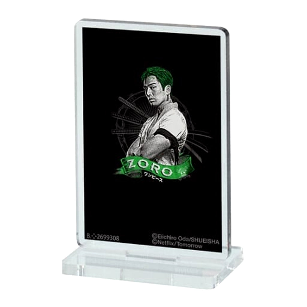 One Piece Roronoa Zoro Poster Acrylic Stand A Netflix Series: One Piece Acrylic Stands [USED]