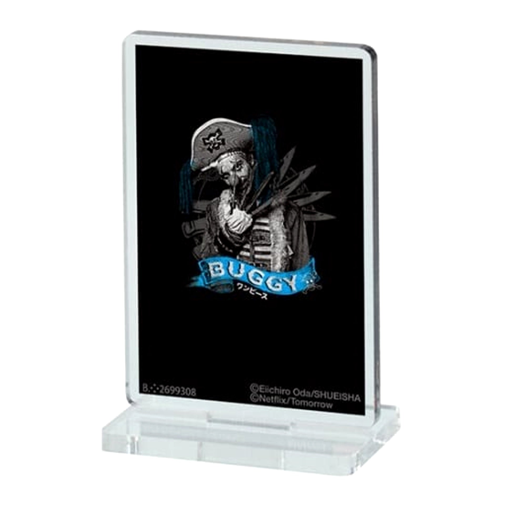 One Piece Buggy Poster Acrylic Stand A Netflix Series: One Piece Acrylic Stands [USED]