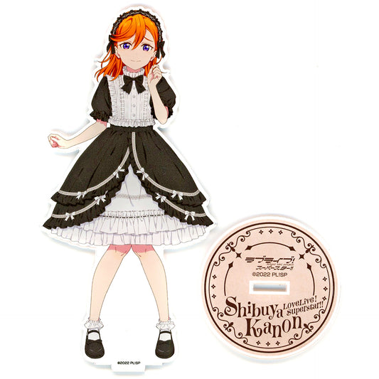 Kanon Shibuya Lolita Fashion Ver. Love Live! Superstar!! Pop-up Shop 2023 Summer in Harajuku Alta Illustration Large Acrylic Stand [USED]