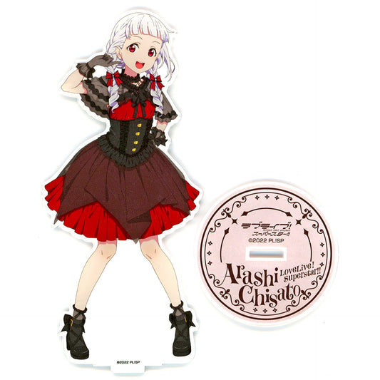Chisato Arashi Lolita Fashion Ver. Love Live! Superstar!! Pop-up Shop 2023 Summer in Harajuku Alta Illustration Large Acrylic Stand [USED]