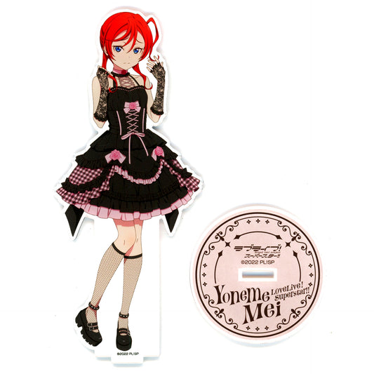 Mei Yoneme Lolita Fashion Ver. Love Live! Superstar!! Pop-up Shop 2023 Summer in Harajuku Alta Illustration Large Acrylic Stand [USED]