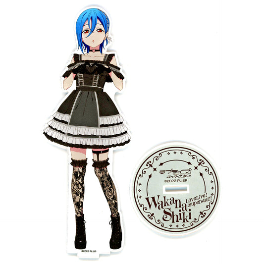 Shiki Wakana Illustration Large Acrylic Stand Lolita Fashion Ver. Love Live! Superstar!! POPUP SHOP 2023 SUMMER in Harajuku ALTA [USED]