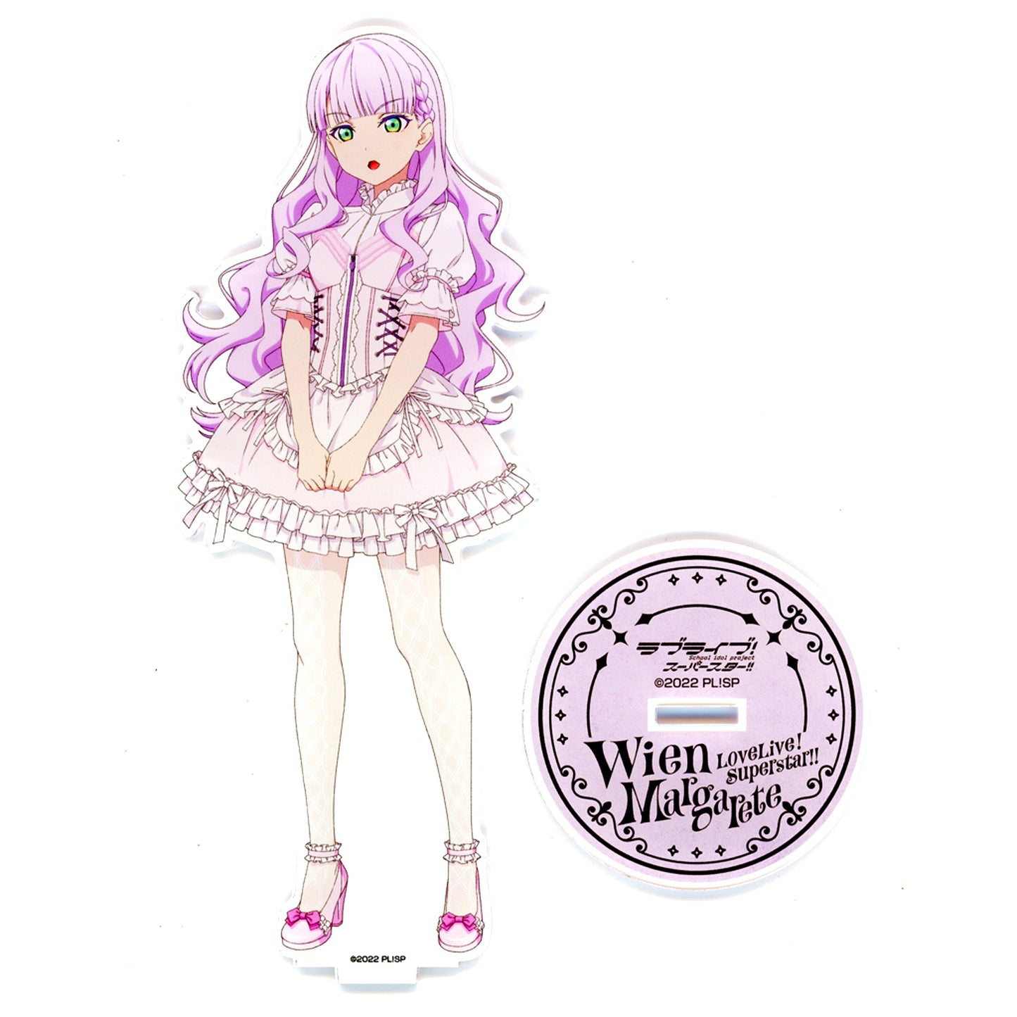 Margarete Wien Illustration Large Acrylic Stand Lolita Fashion Ver. Love Live! Superstar!! POPUP SHOP 2023 SUMMER in Harajuku ALTA [USED]
