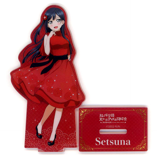 Setsuna Yuki Acrylic Stand Summer Cafe Love Live! Nijigasaki High School Idol Club Summer Cafe in Tree Village [USED]