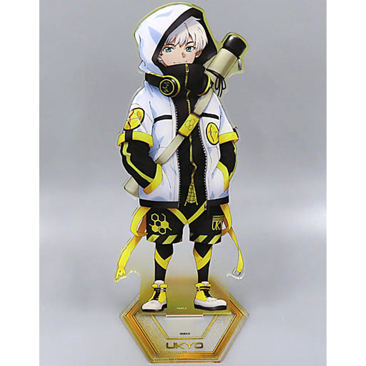 Dr. STONE Ukyo Saionji Big Acrylic Stand Cyberpunk Dream Button Badge Dream Prize Buttons [USED]