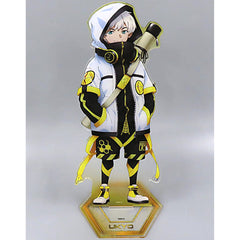 Dr. STONE Ukyo Saionji Big Acrylic Stand Cyberpunk Dream Button Badge Dream Prize Buttons [USED]