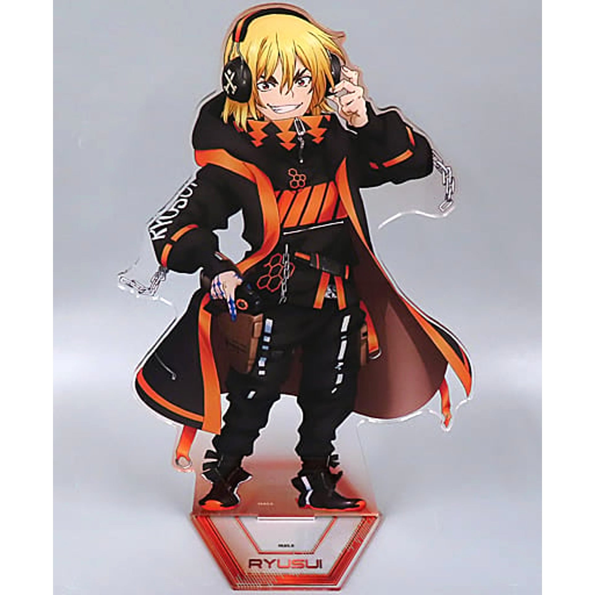 Dr. STONE Ryusui Nanami Dream Can Badge Cyberpunk Big Acrylic Stand Dream Prize Buttons [USED]