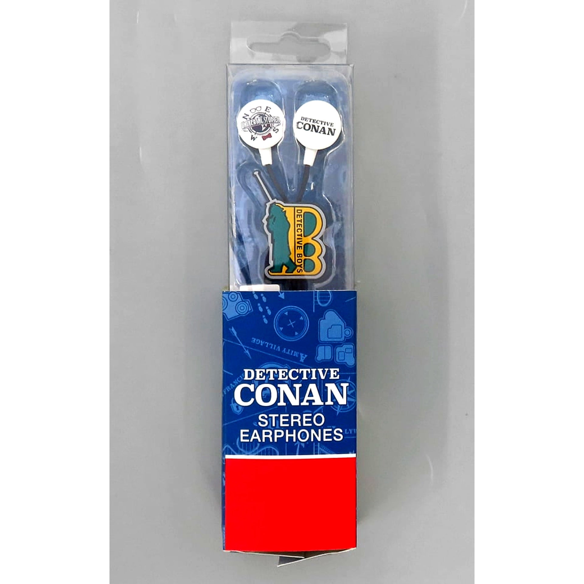 Detective Conan Detective Badge Stereo Earphones Universal Studios Japan Limited [USED]