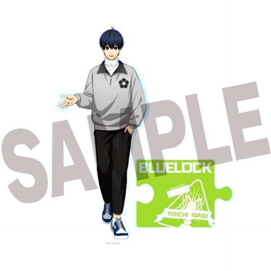 Yoichi Isagi Illustration Acrylic Stand Blue Lock x Round 1 [USED]