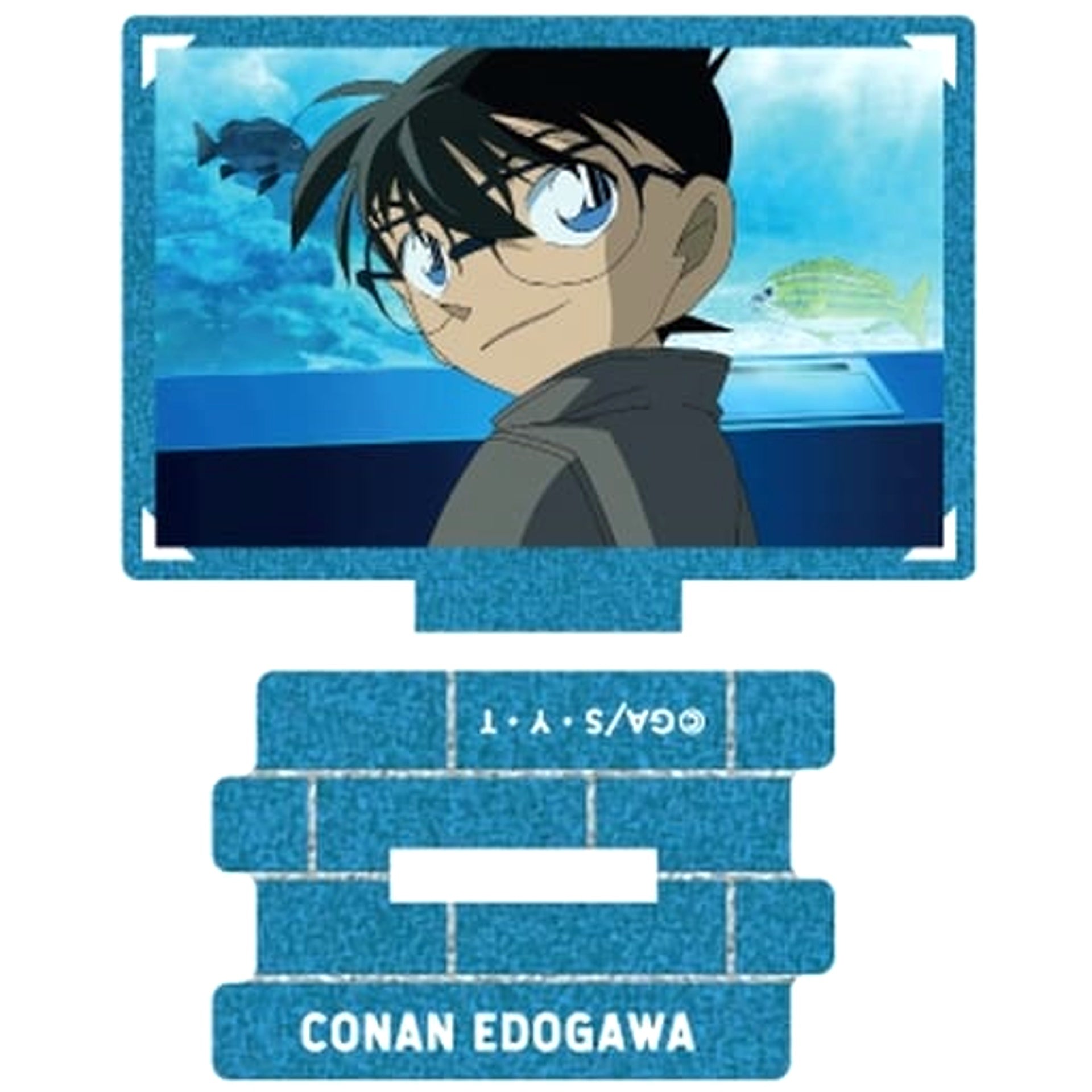 Detective Conan Conan Edogawa Scene Trading Metallic Mini Acrylic Stand Conan Edogawa collection No. 6 Acrylic Stands [USED]