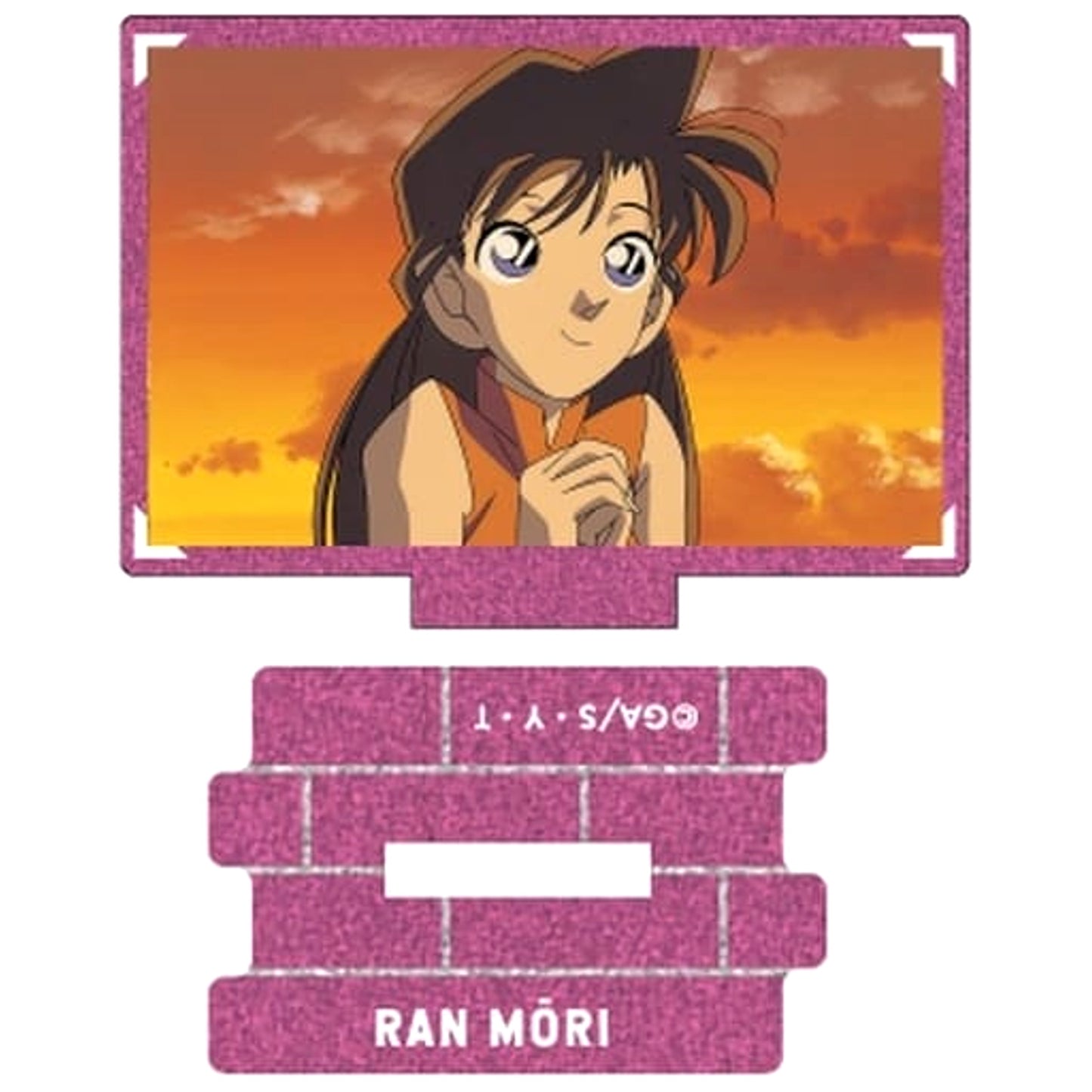 Detective Conan Ran Mouri Scene Trading Metallic Mini Acrylic Stand Ran Mouri collection No. 2 Acrylic Stands [USED]