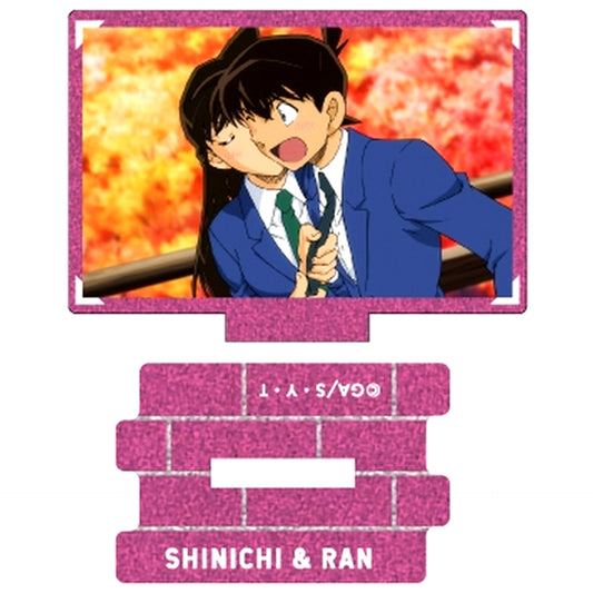 Ran Mori & Shinichi Kudo 5. Detective Conan Scene Shot Trading Metallic Mini Acrylic Stand Ran Mori Collection [USED]