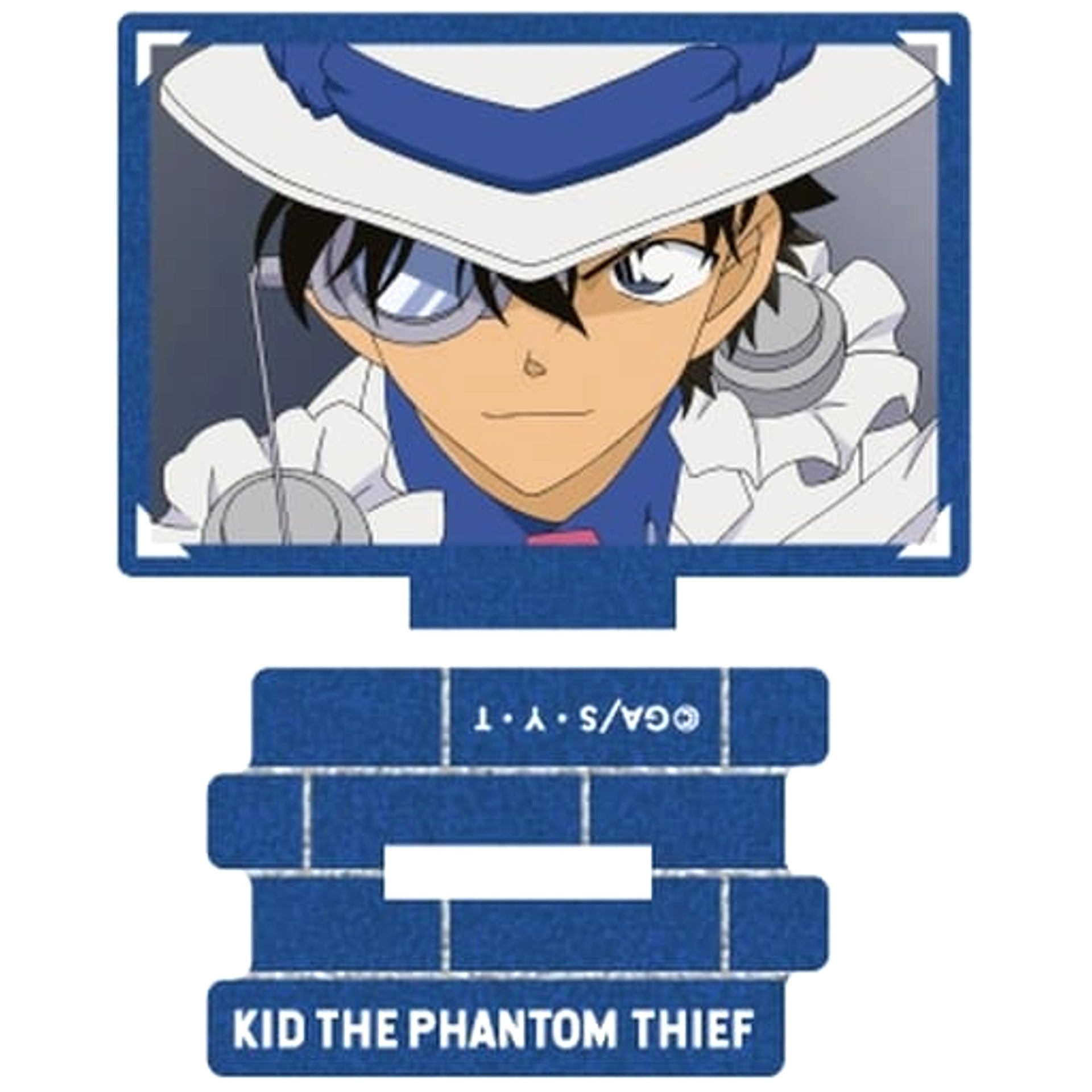Detective Conan Kaito Kid Scene Trading Metallic Mini Acrylic Stand Kaito Kid collection No. 6 Acrylic Stands [USED]
