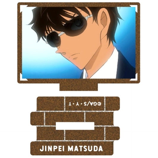 Jinpei Matsuda 6 Detective Conan Scene Shot Trading Metallic Mini Acrylic Stand Police Academy Group Collection [USED]