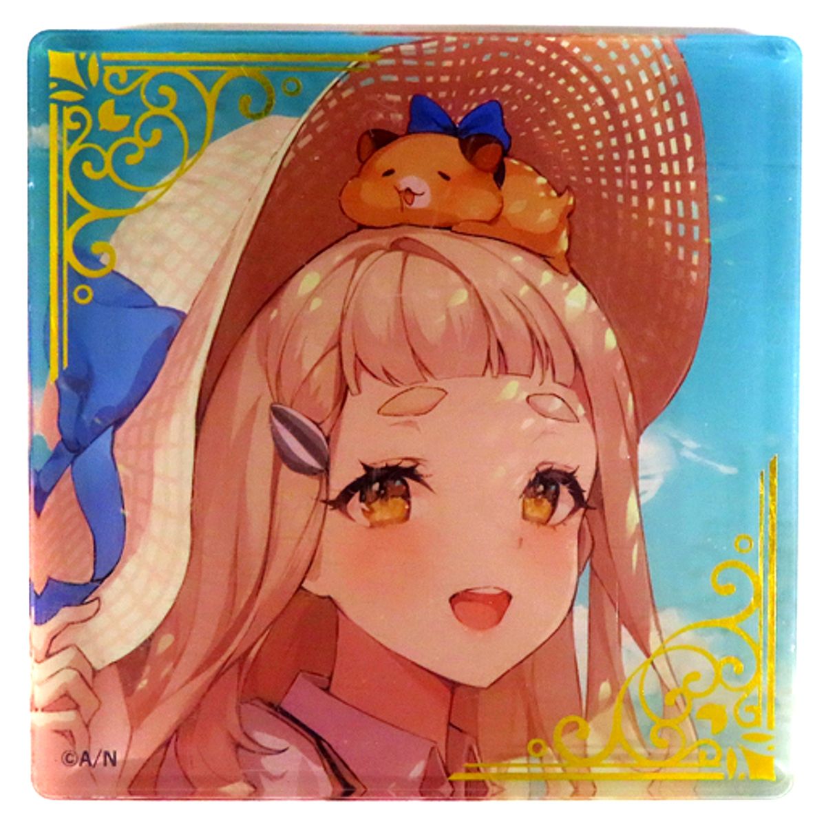Machita Chima Virtual YouTuber Nijisanji Square Acrylic Block NIJISANJI Official Store 3rd Anniversary Memorial Goods [USED]