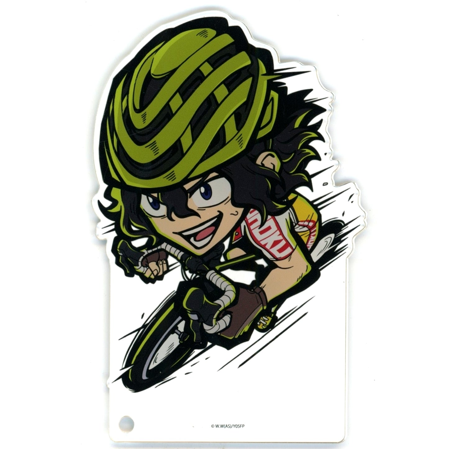 Junta Teshima B Prize Die-Cut Acrylic Panel Yowamushi Pedal LIMIT BREAK x E-DINER Giant Garapon [USED]