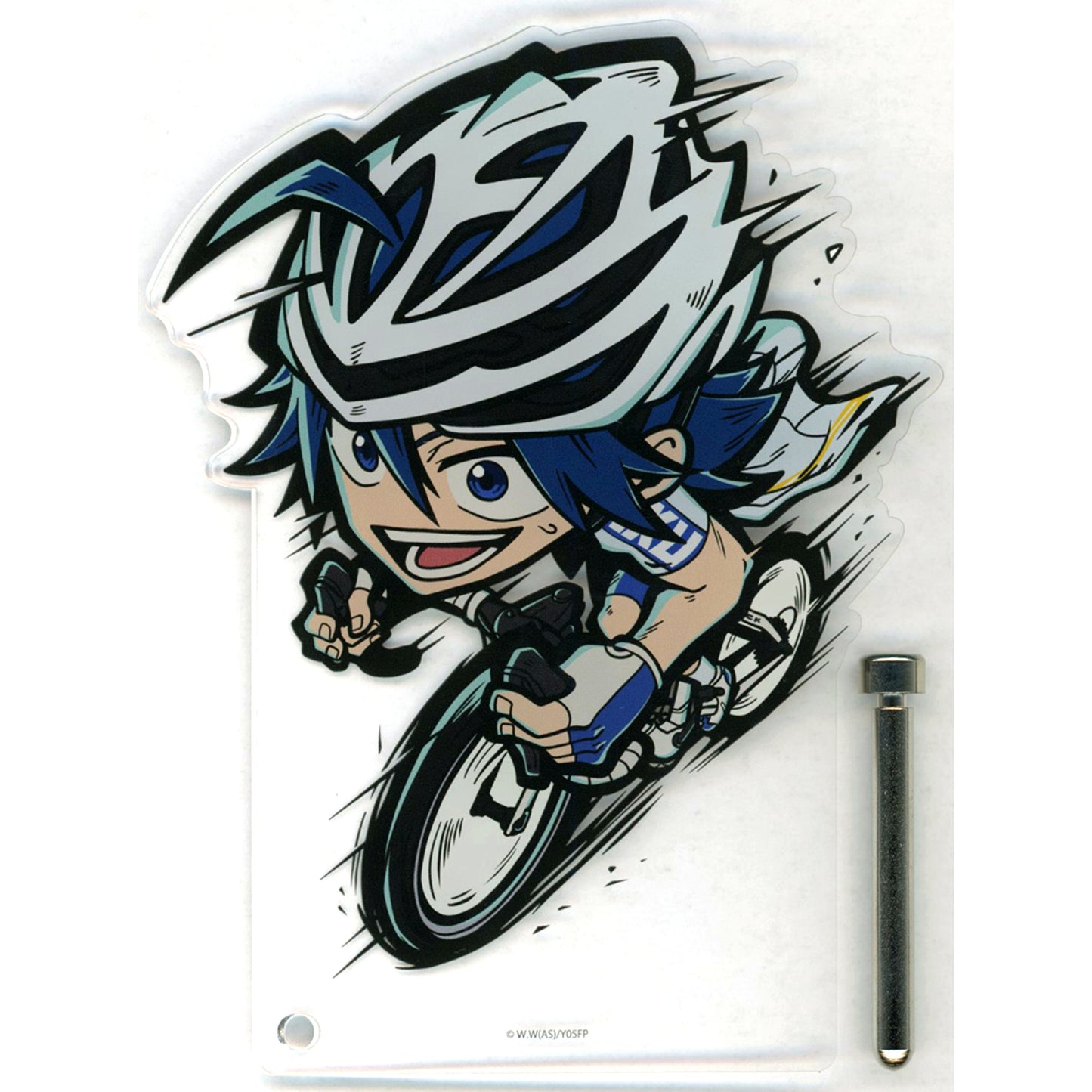 Sangaku Manami Yowamushi Pedal LIMIT BREAK x E-DINER Giant Garapon B Prize Die-cut Acrylic Panel [USED]