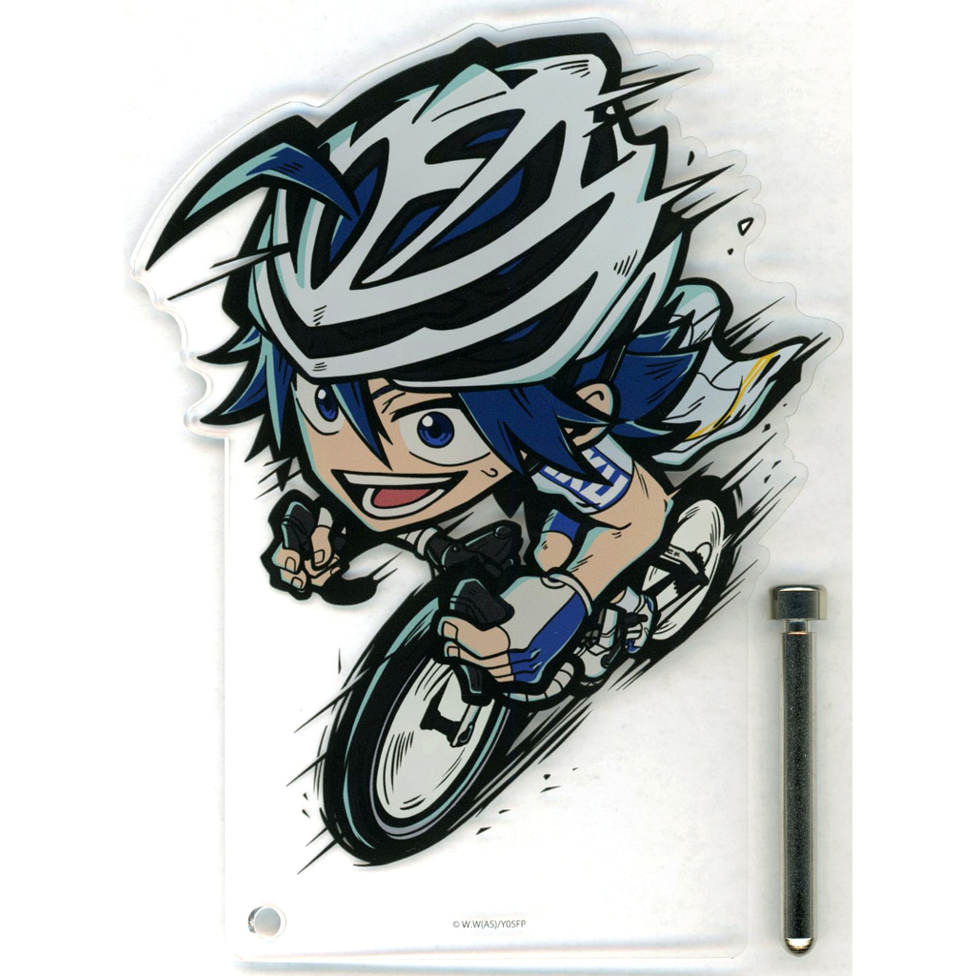 Sangaku Manami Yowamushi Pedal LIMIT BREAK x E-DINER Giant Garapon B Prize Die-cut Acrylic Panel [USED]