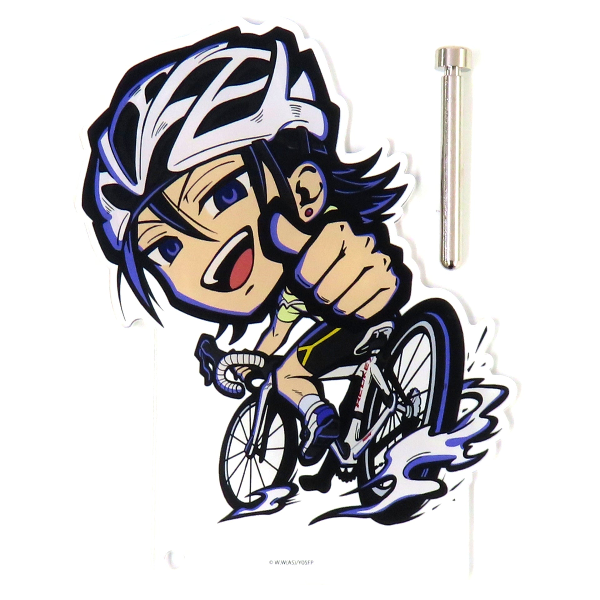 Jinpachi Todo Yowamushi Pedal LIMIT BREAK x E-DINER Giant Garapon B Prize Die-cut Acrylic Panel [USED]