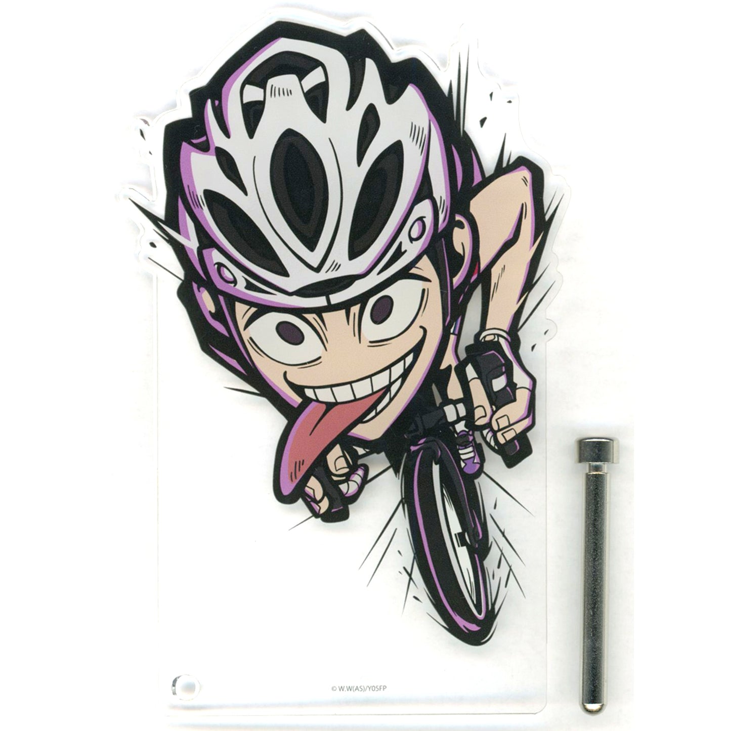 Akira Midosuji Yowamushi Pedal LIMIT BREAK x E-DINER Giant Garapon B Prize Die-cut Acrylic Panel [USED]