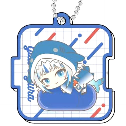 Virtual YouTuber hololive Gawr Gura Pitatt Acrylic Keychain Virtual YouTuber hololive Hagumeets B BOX [USED]