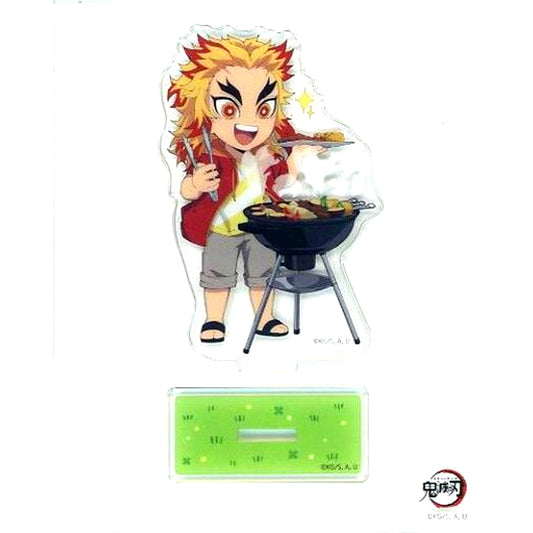 Kyojuro Rengoku Demon Slayer: Kimetsu no Yaiba x ufotable Cafe Machi Asobi CAFE Mountain Activity Event 2023 Random Acrylic Stand B [USED]
