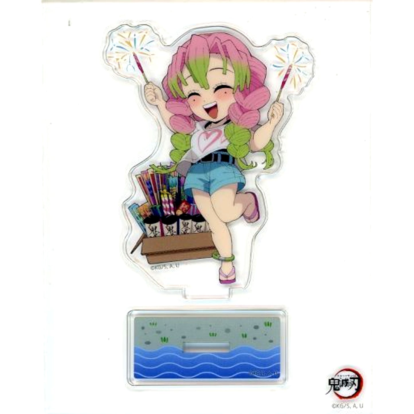 Mitsuri Kanroji Demon Slayer: Kimetsu no Yaiba x ufotable Cafe / Machi Asobi CAFE Mountain Activity Event 2023 Random Acrylic Stand B [USED]
