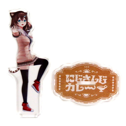 Fumino Tamaki Mini Acrylic Stand Battle Stance Virtual YouTuber Nijisanji Curry Goods [USED]