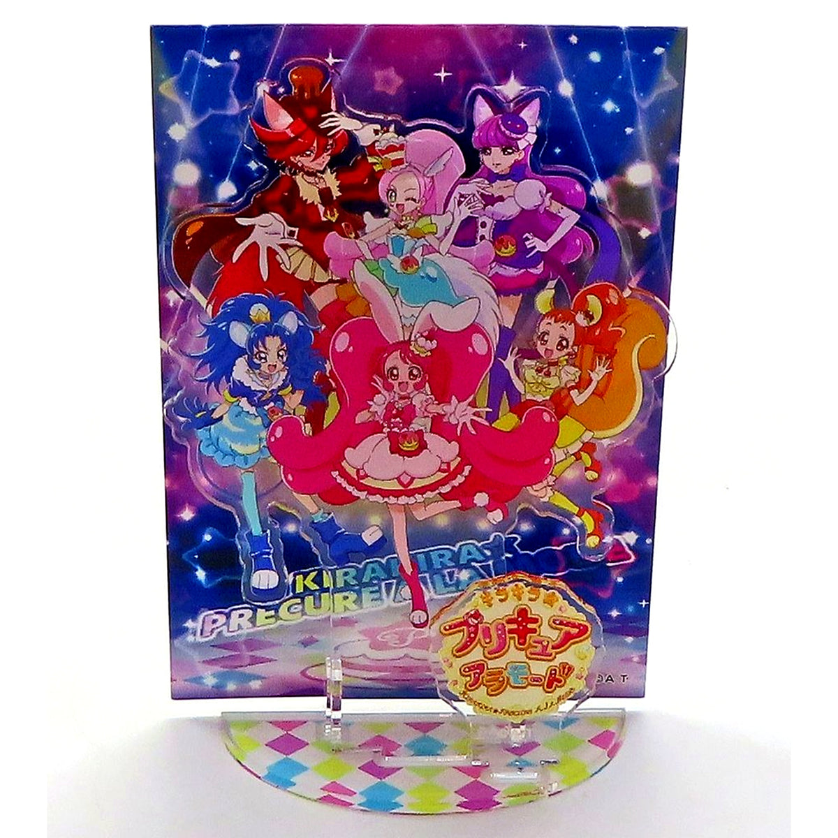Group Pretty Pickup Acrylic Stand Kirakira Pretty Cure a la Mode Pretty Store Exclusive [USED]