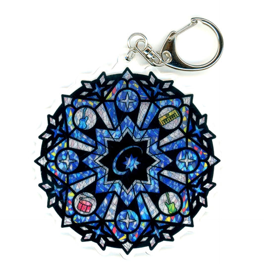Leo/need Project Sekai Colorful Stage! feat. Hatsune Miku Stained Glass Design Keychain [USED]