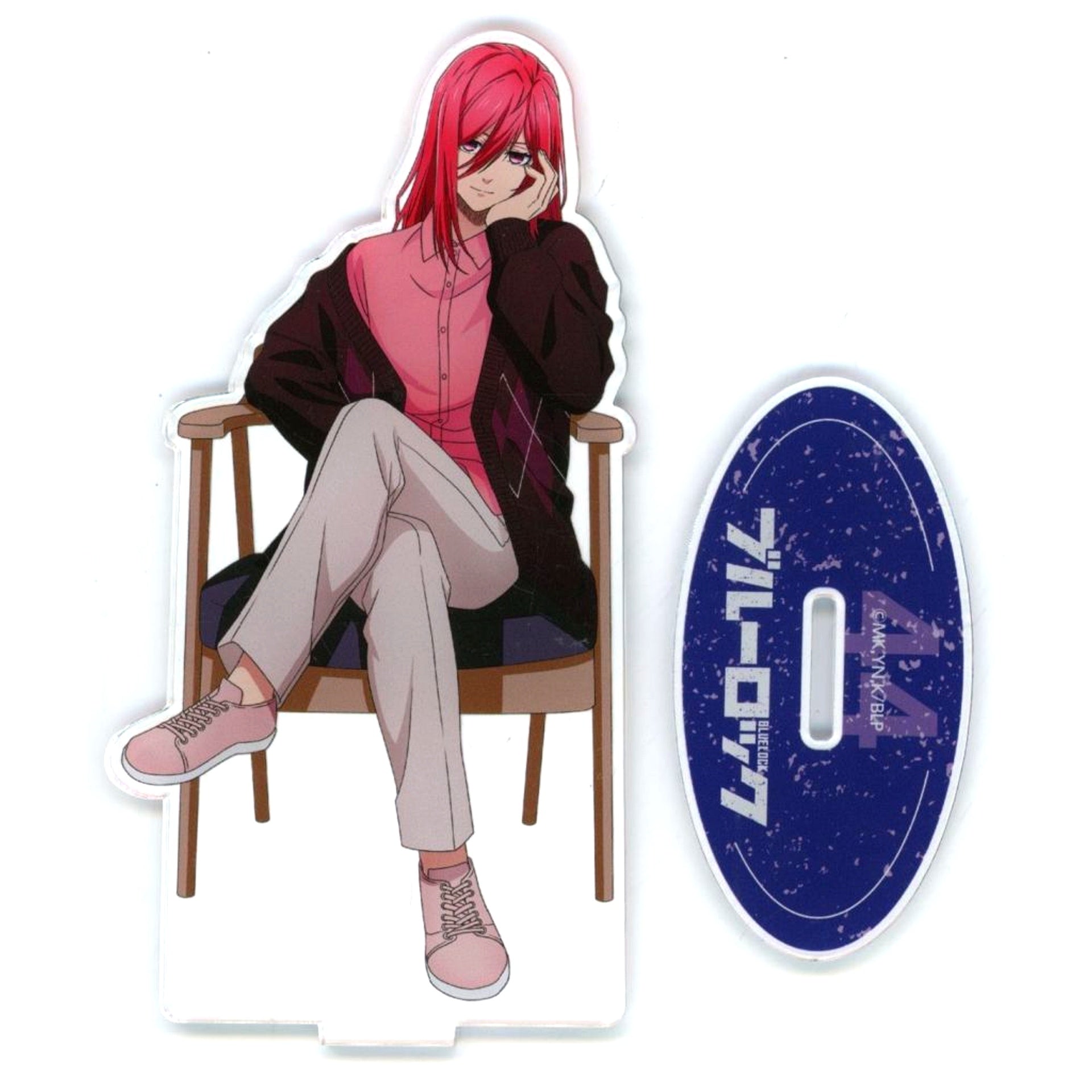 Hyoma Chigiri Blue Lock x CHARAUM CAFE Life-Size Acrylic Stand [USED]