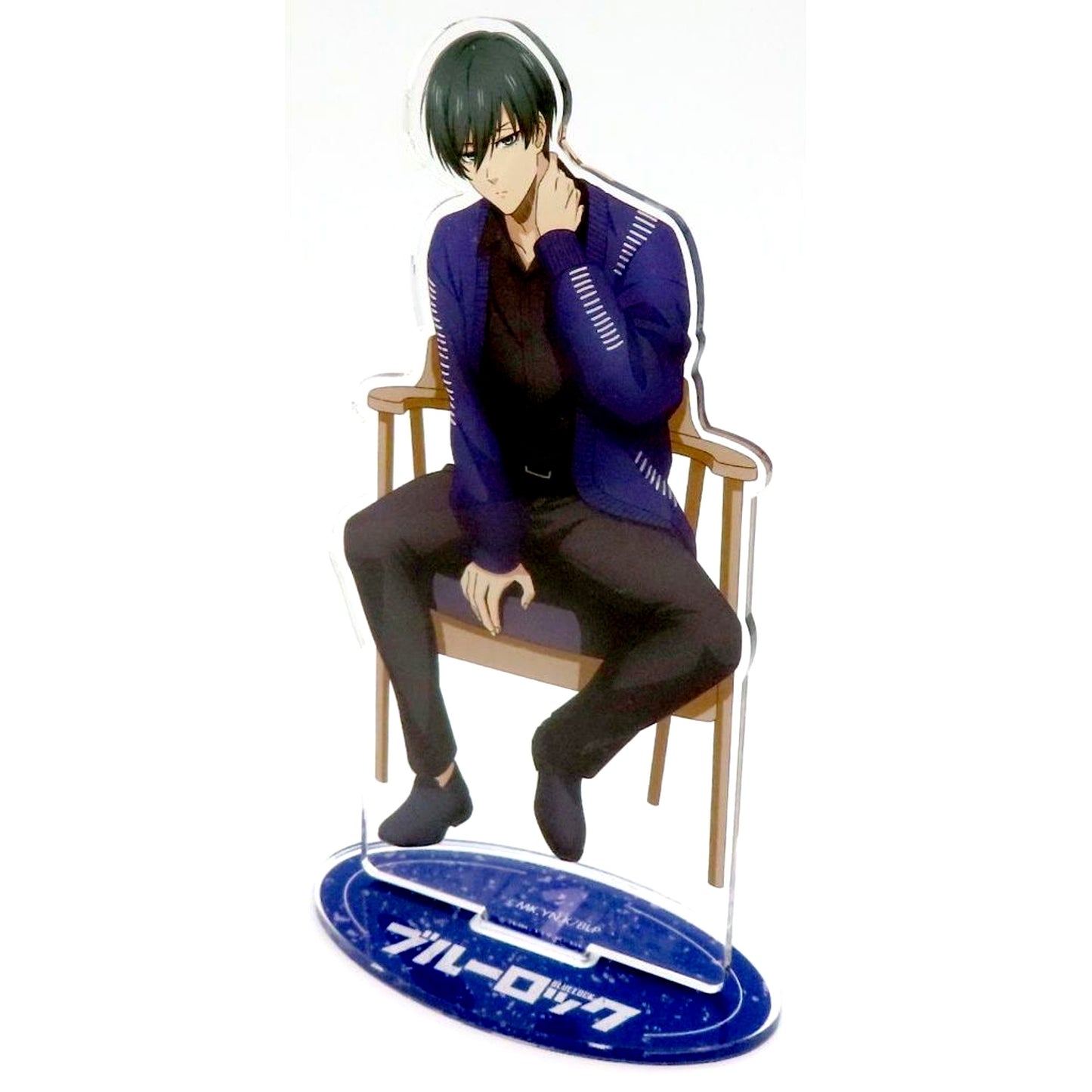 Rin Itoshi Blue Lock x CHARAUM CAFE Life-Size Acrylic Stand [USED]
