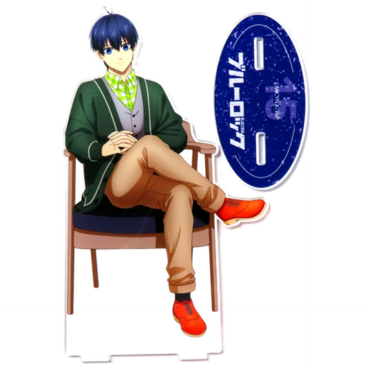 Yoichi Isagi Blue Lock x CHARAUM CAFE Life-Size BIG Acrylic Stand [USED]