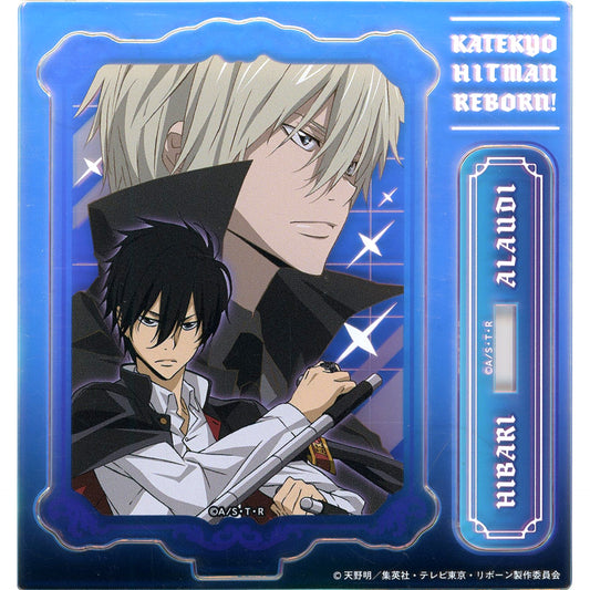 Kyoya Hibari & Alaudi Reborn Aurora Acrylic Stand CCGX Ver. Kujimate B-8 Prize [USED]