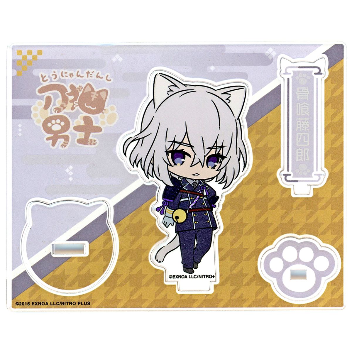 Honebami Toushirou Touken Ranbu ONLINE Touneko Danshi Acrylic Stand POP UP STORE Touken Neko Danshi [USED]