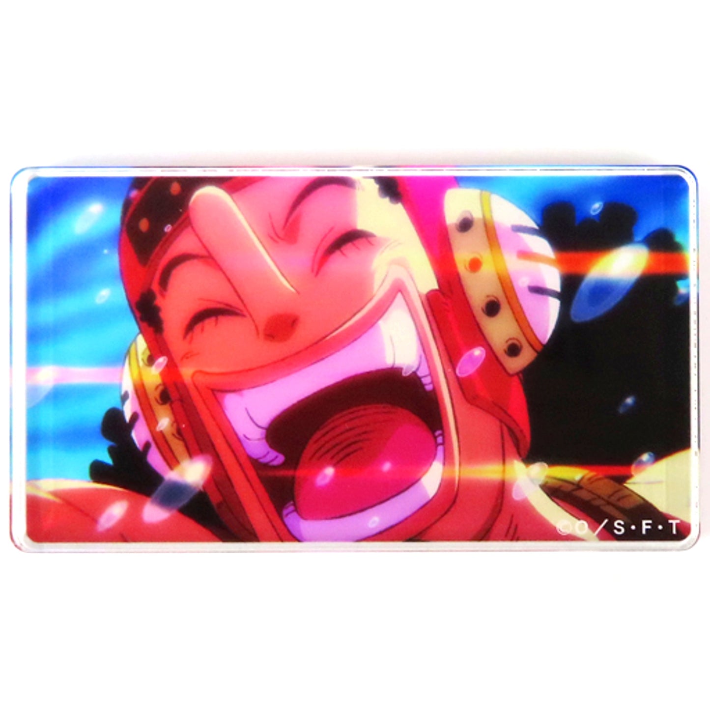 Usopp One Piece New Crew Member! Jinbe of the Sea! Trading Acrylic Block Mugiwara Store Limited [USED]