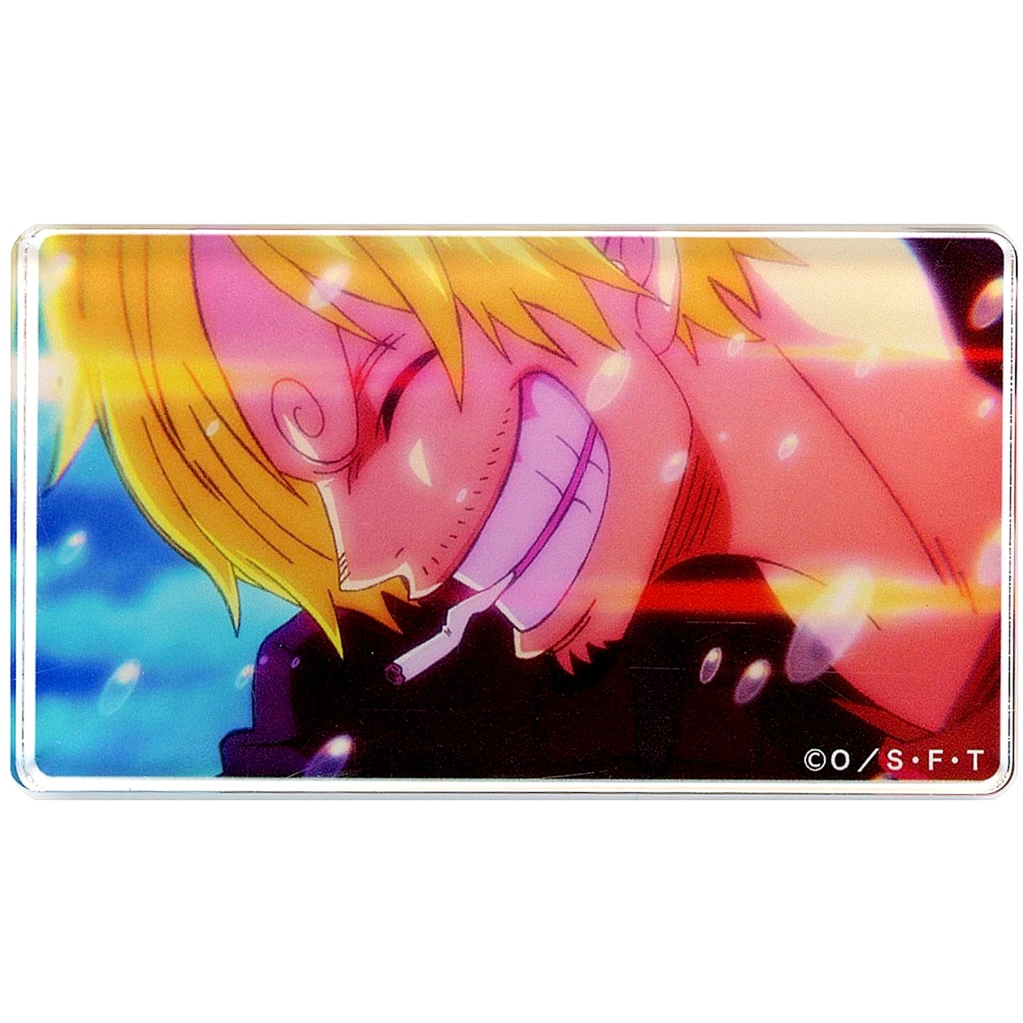 Sanji One Piece Trading Acrylic Block A New Crewmate! Jinbe Knight of the Sea! Straw Hat Store Limited [USED]