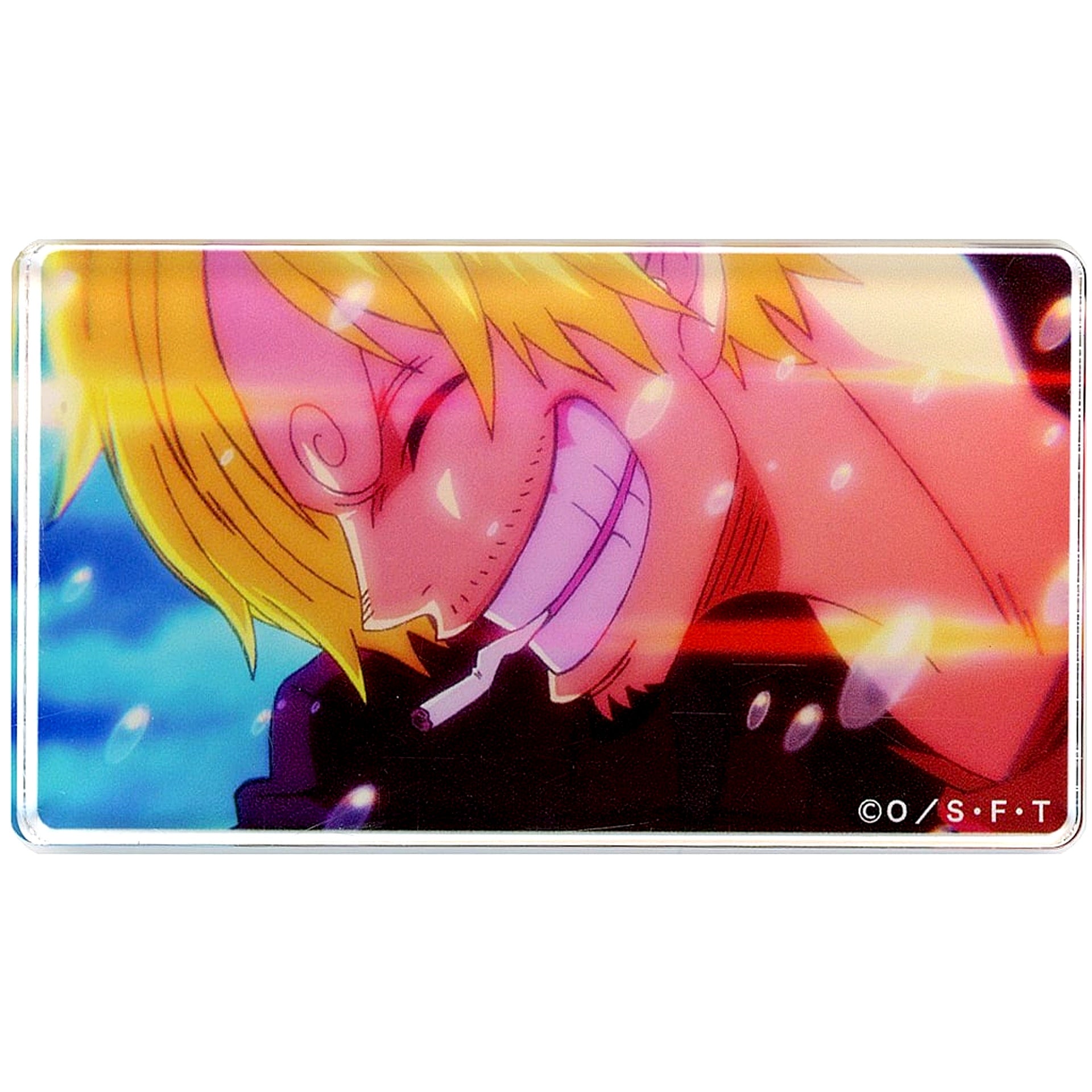 Sanji One Piece Trading Acrylic Block A New Crewmate! Jinbe Knight of the Sea! Straw Hat Store Limited [USED]