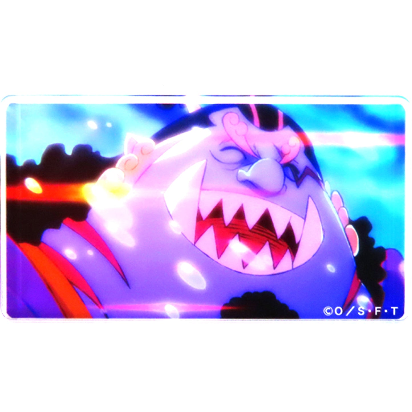 Jinbe One Piece Trading Acrylic Block - A New Nakama! Knight of the Sea Jinbe! - Mugiwara Store Limited [USED]