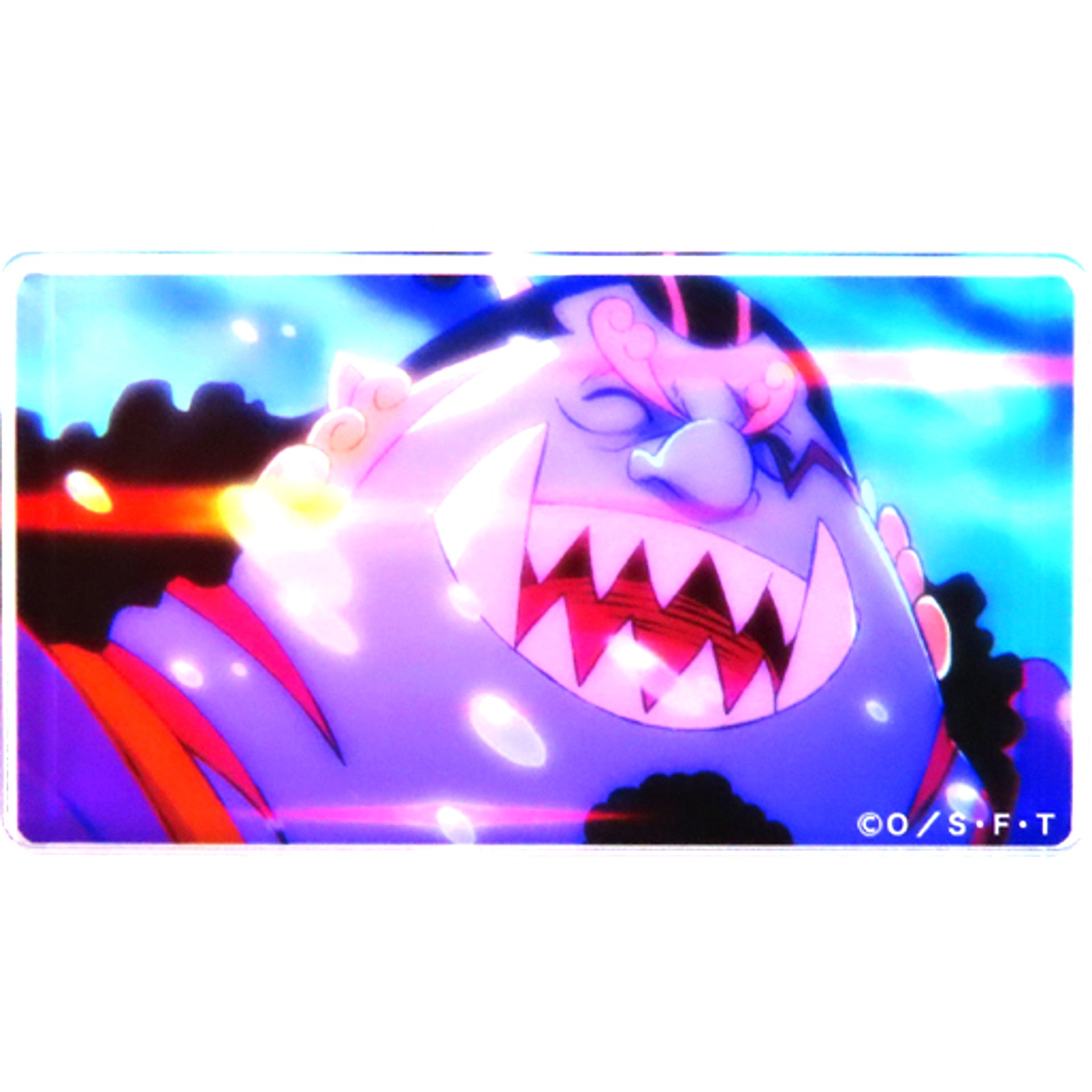 Jinbe One Piece Trading Acrylic Block - A New Nakama! Knight of the Sea Jinbe! - Mugiwara Store Limited [USED]