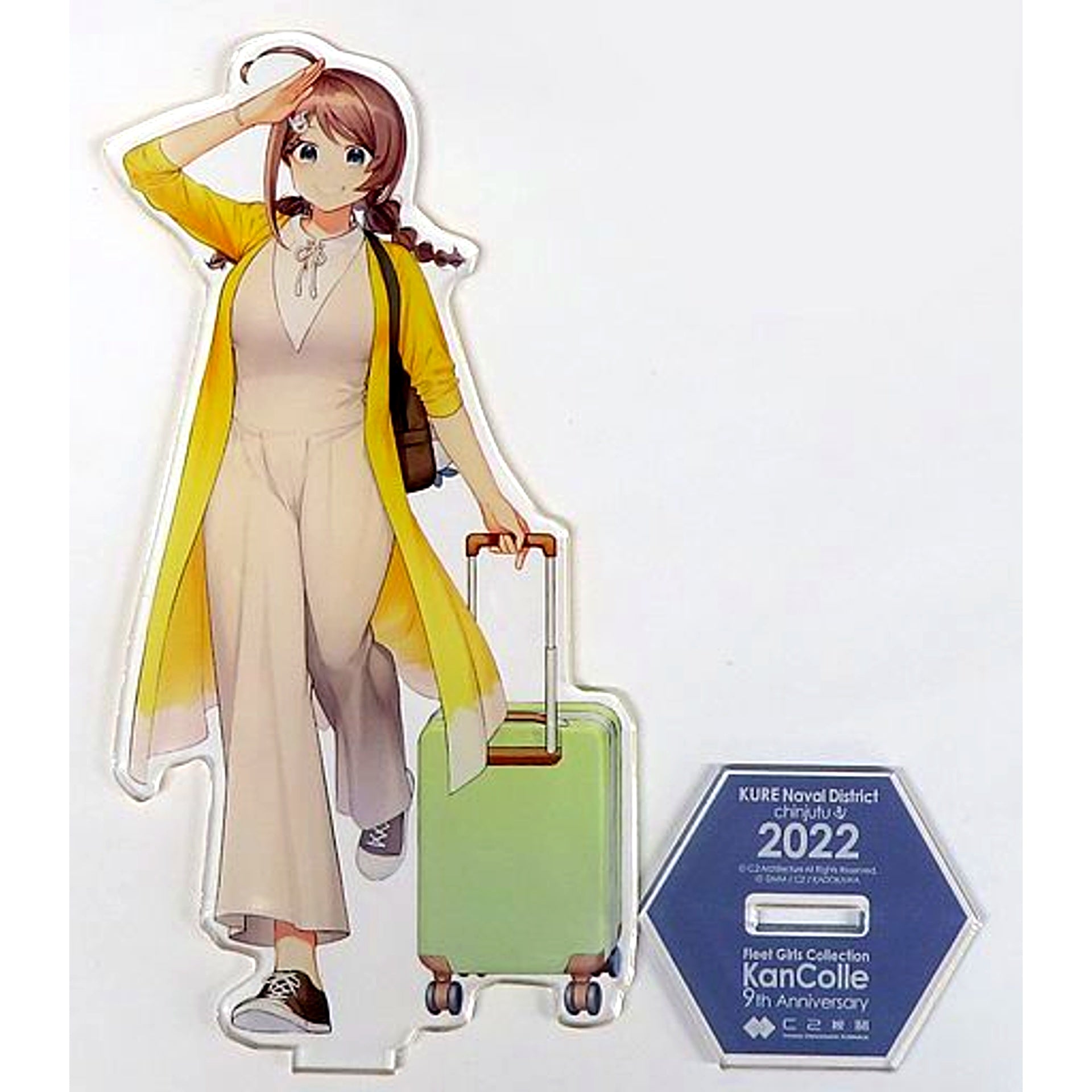 Chougei Acrylic Stand Kantai Collection KanColle C2 Kikan Kure Chinjufu Meguri 2022 Kure City 120th Anniversary [USED]
